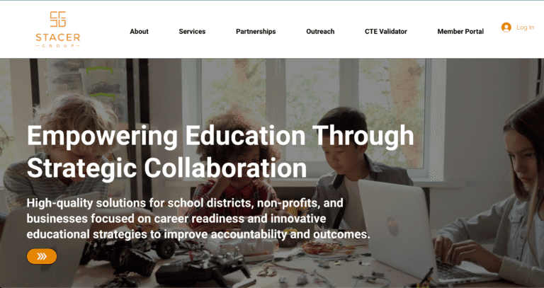 Stacer Group website homepage